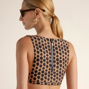 CROP TOP MARRON M