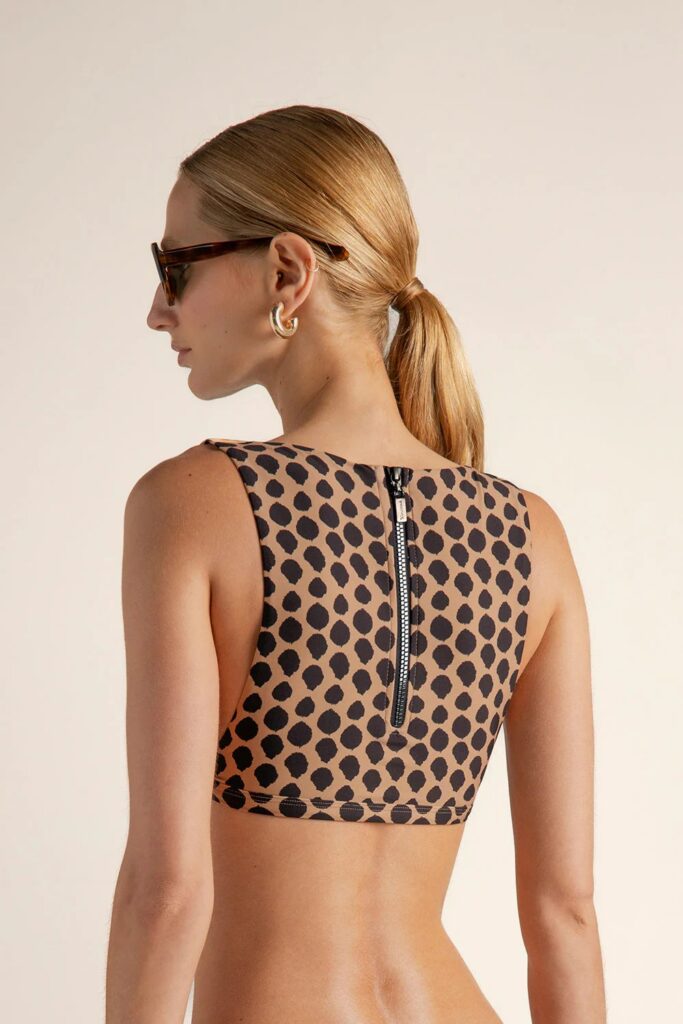 CROP TOP MARRON M