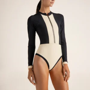 ENTERIZO MARFIL NEGRO
