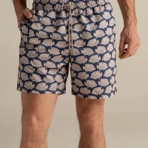 SHORT PECES AZUL